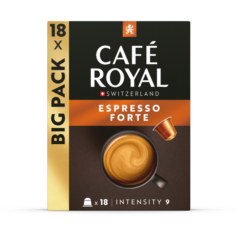 Een afbeelding van Café Royal Espresso forte big pack capsules