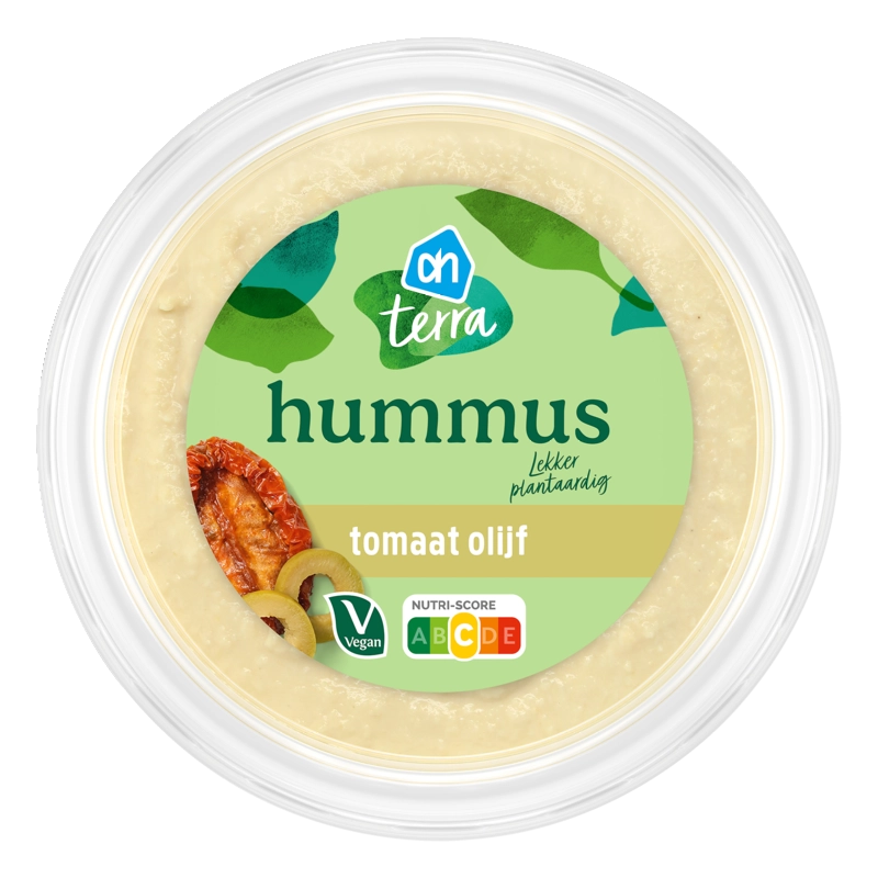 AH Terra Plantaardige hummus tomaat olijf