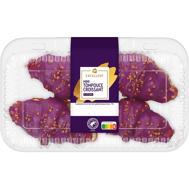 Een afbeelding van AH Excellent Tompouce croissant mini