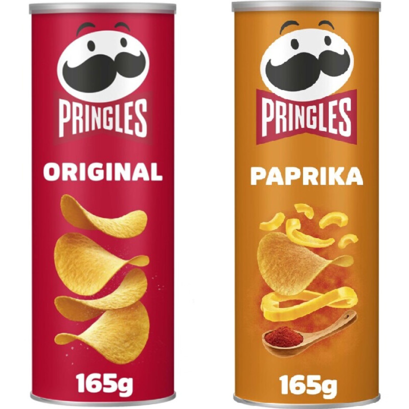 Een afbeelding van Pringles chips voordeel snack pakket