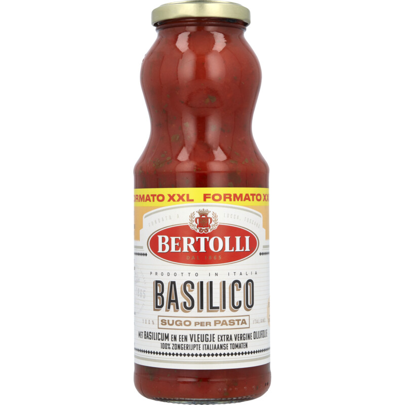Een afbeelding van Bertolli Pastasaus basilico