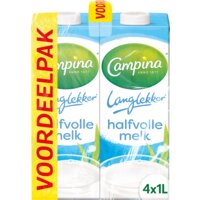 Een afbeelding van Campina Langlekker halfvolle melk voordeelpak