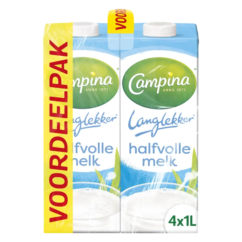 Langlekker halfvolle melk voordeelpak