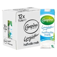 Campina Langlekker halfvolle melk 12-pack