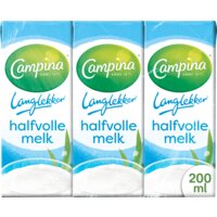Een afbeelding van Campina Langlekker halfvolle melk 6-pack