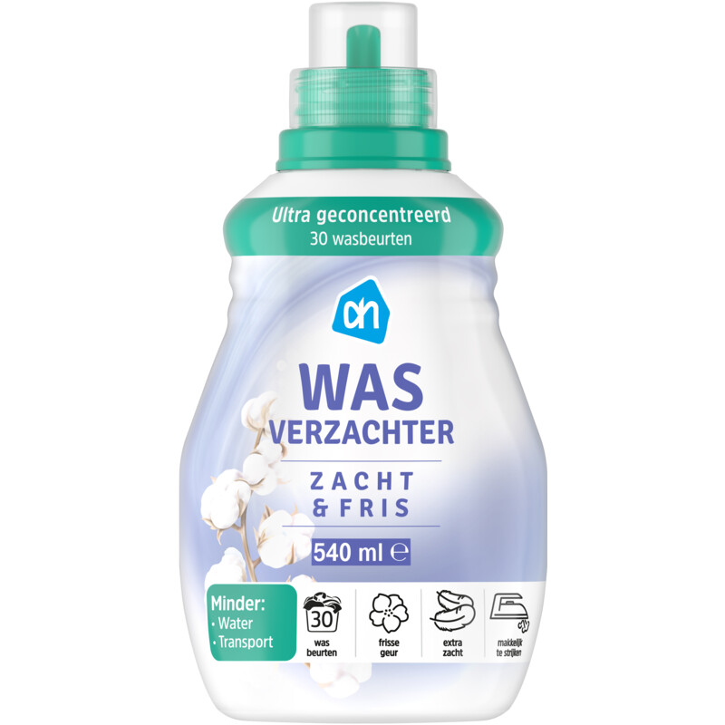 Een afbeelding van AH Wasverzachter zacht & fris