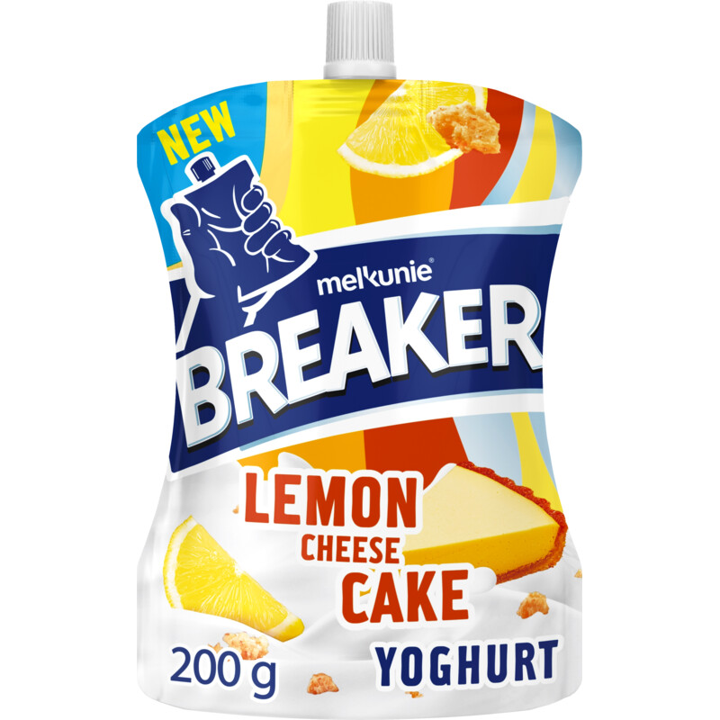 Een afbeelding van Melkunie Breaker lemon cheesecake yoghurt