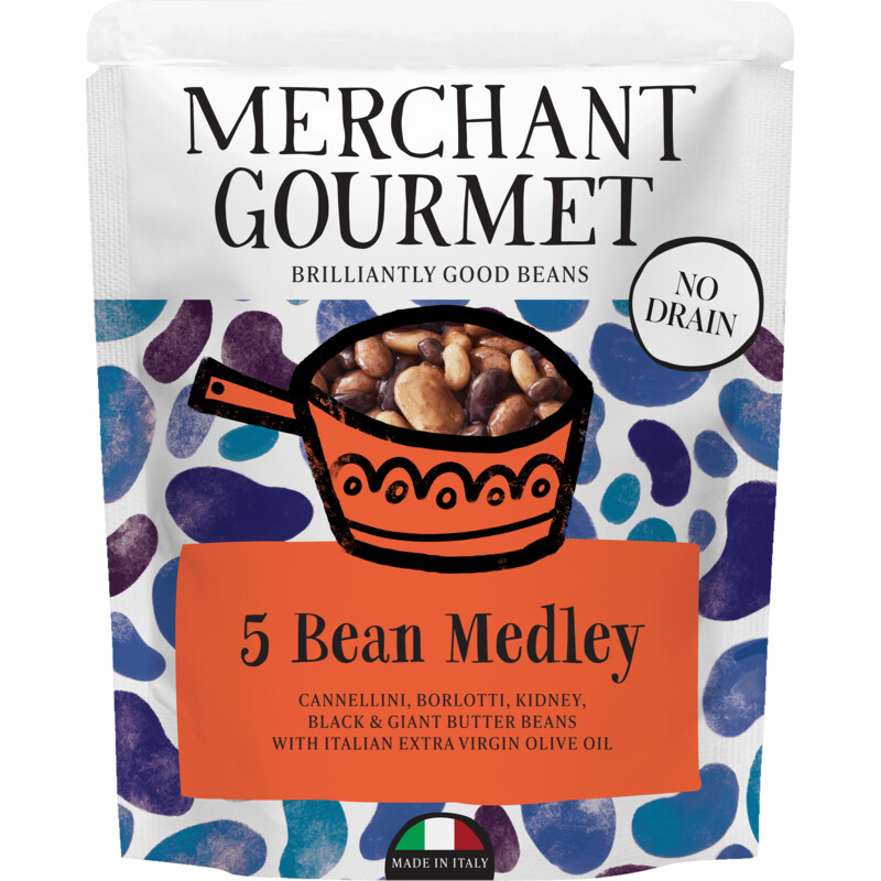 Een afbeelding van Merchant Gourmet 5 bean medley