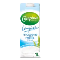 Campina Langlekker magere melk 0% vet