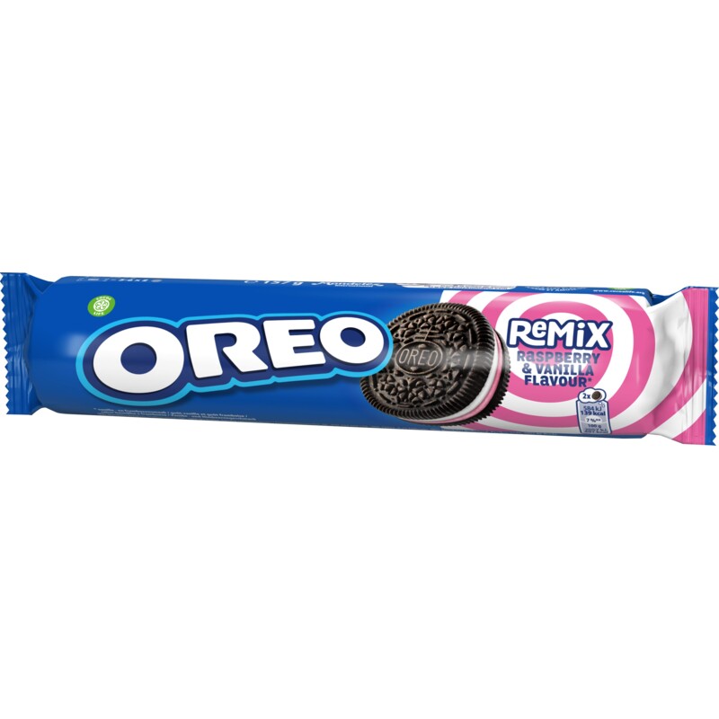 Een afbeelding van Oreo Double remix raspberry & vanilla