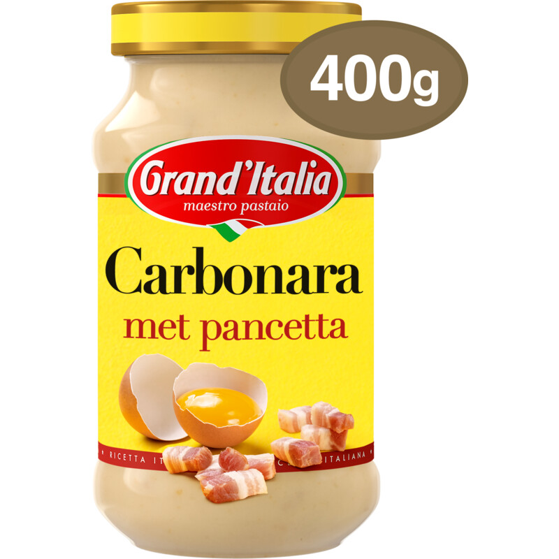 Een afbeelding van Grand' Italia Carbonara met pancetta