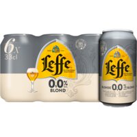 Een afbeelding van Leffe Blond 0.0% abdijbier 6-pack