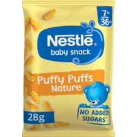 Een afbeelding van Nestlé Baby snack puffy puffs naturel 7m+
