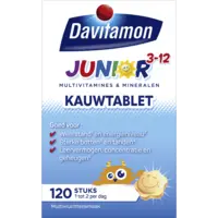 Davitamon Junior kauwvitamines 3-12 jaar