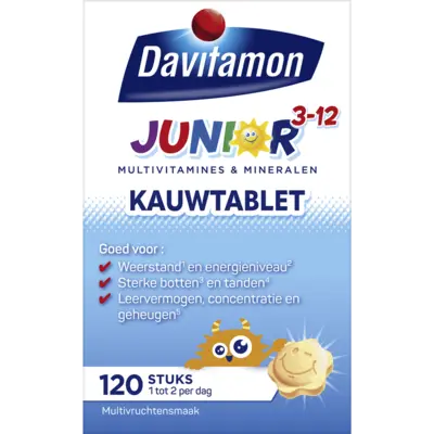 pdp-image-Davitamon Junior kauwvitamines 3-12 jaar