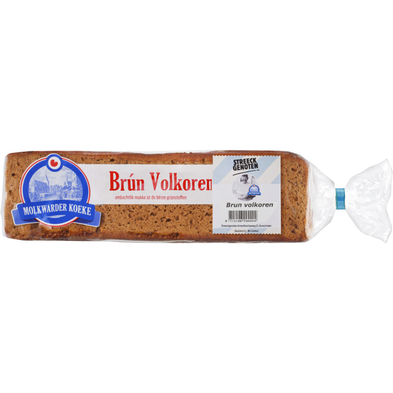 Een afbeelding van Streeckgenoten Brun volkoren koek