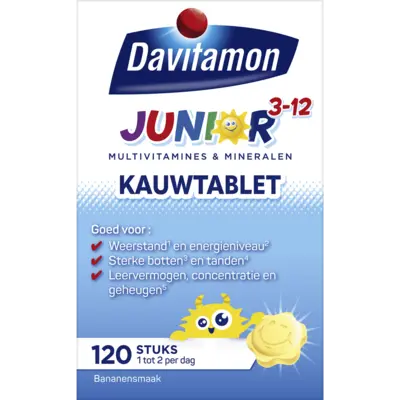 pdp-image-Davitamon Junior kauwtabletten banaan 3-12 jaar