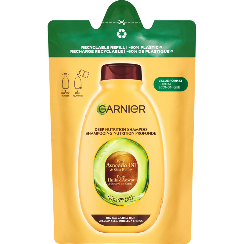 Een afbeelding van Loving Blends Avocado olie & shea boter shampoo refill