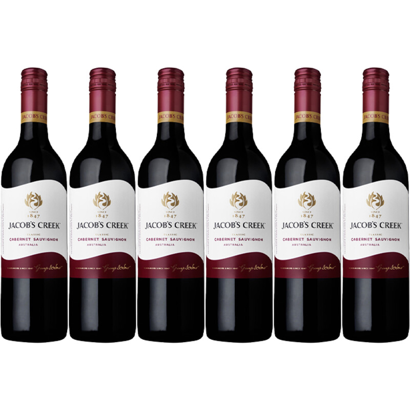 Een afbeelding van Jacob's Creek Classic cabernet sauvignon 6 flessen
