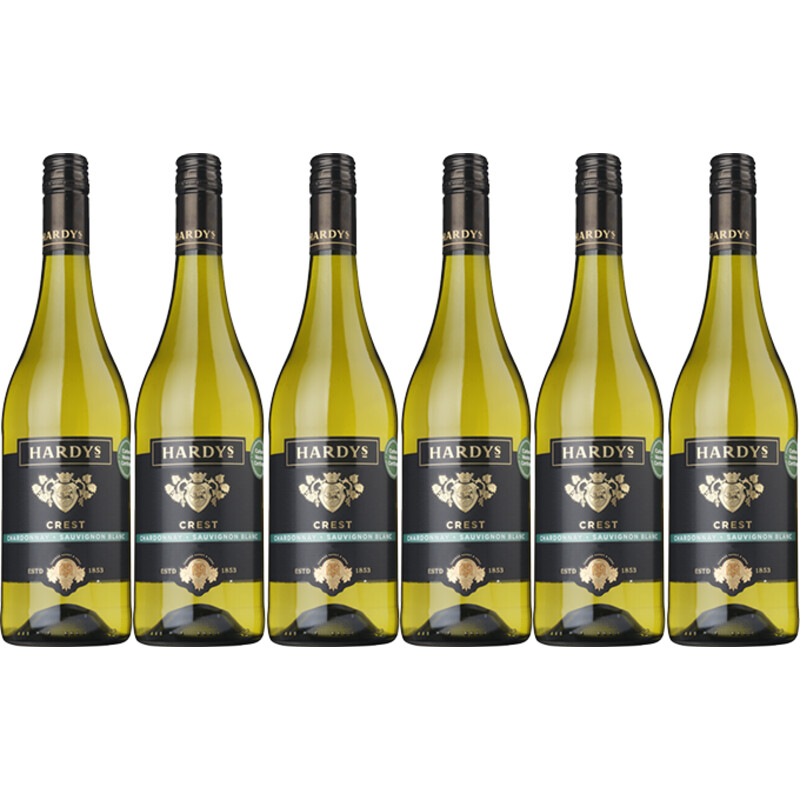 Een afbeelding van Hardys Chardonnay sauvignon blanc 6 flessen