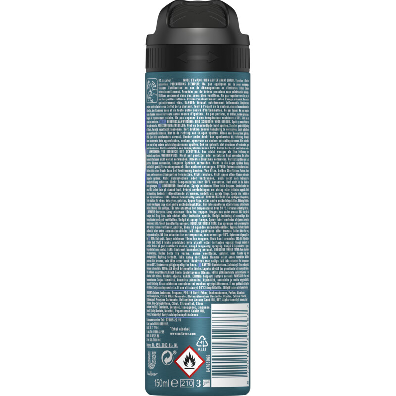 Een afbeelding van Rexona Men invisible ice anti-transpirant spray