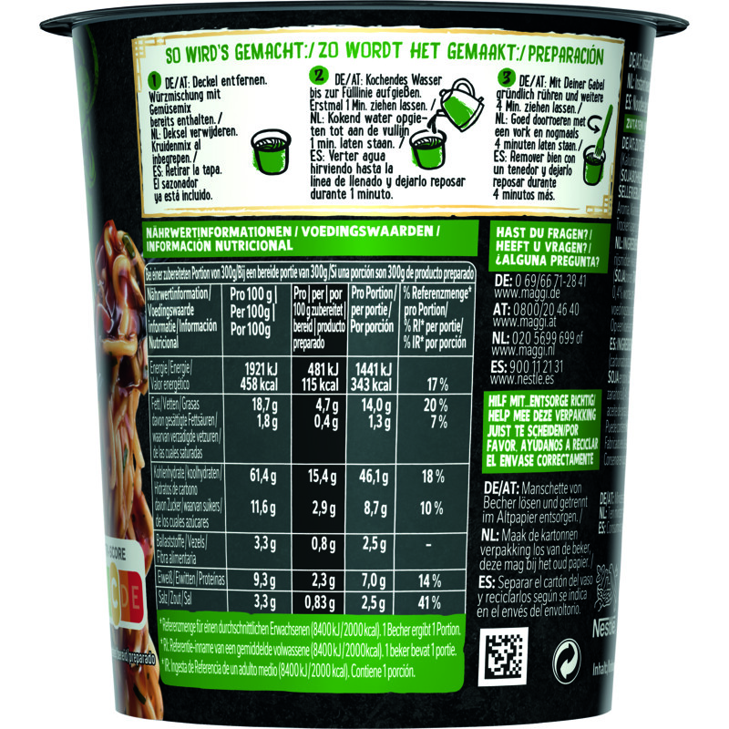 Een afbeelding van Maggi Saucy noodles teriyaki