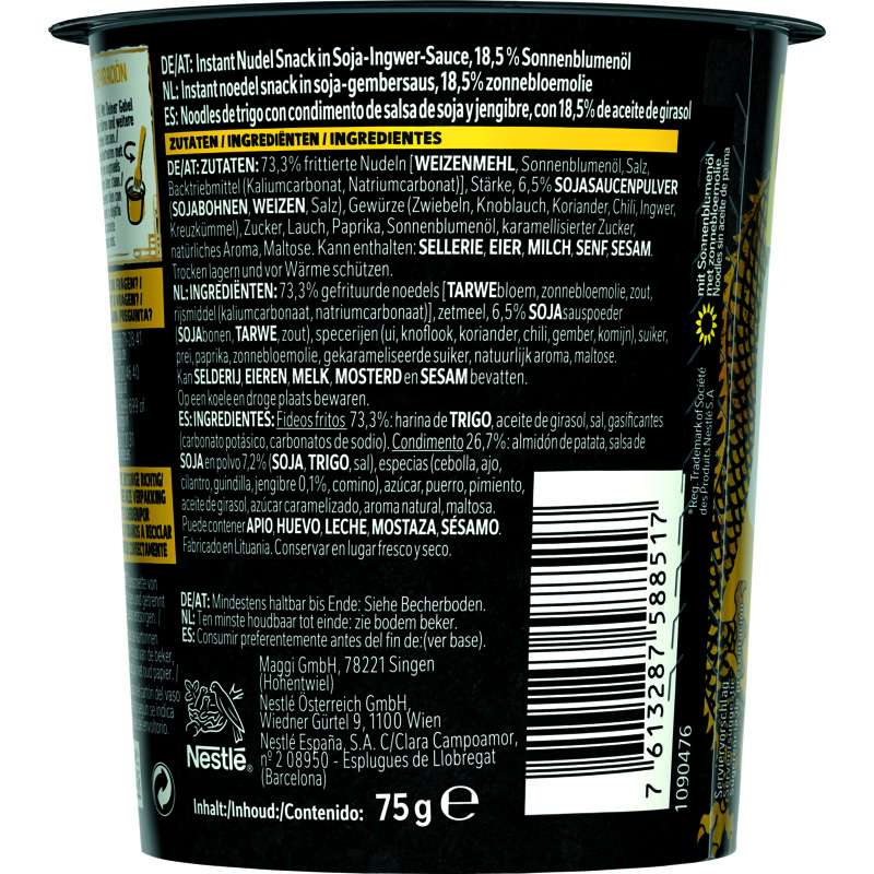 Een afbeelding van Maggi Saucy noodles Asia