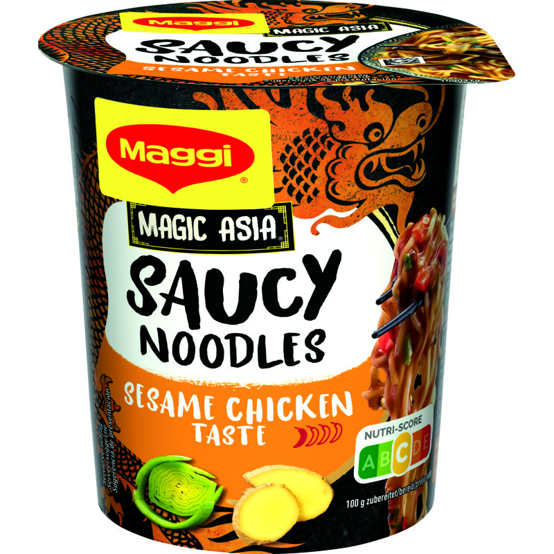 Een afbeelding van Maggi Saucy noodles sesame chicken