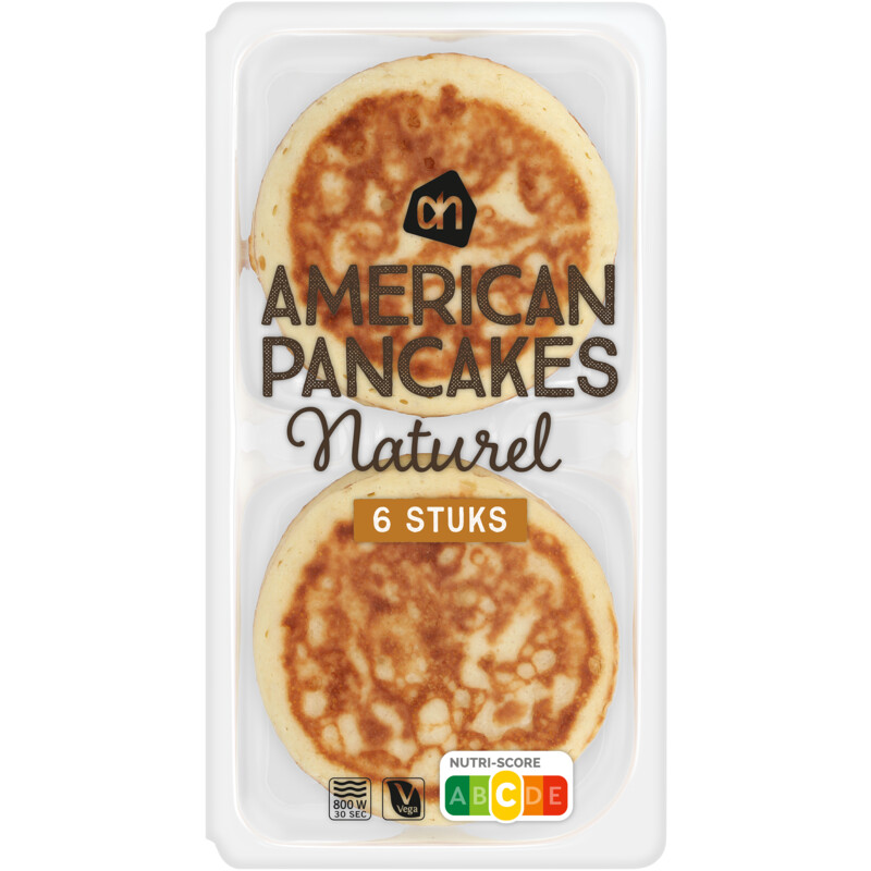 Een afbeelding van AH American pancakes naturel