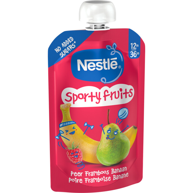 Een afbeelding van Nestlé Sporty fruits knijpfruit 12m+