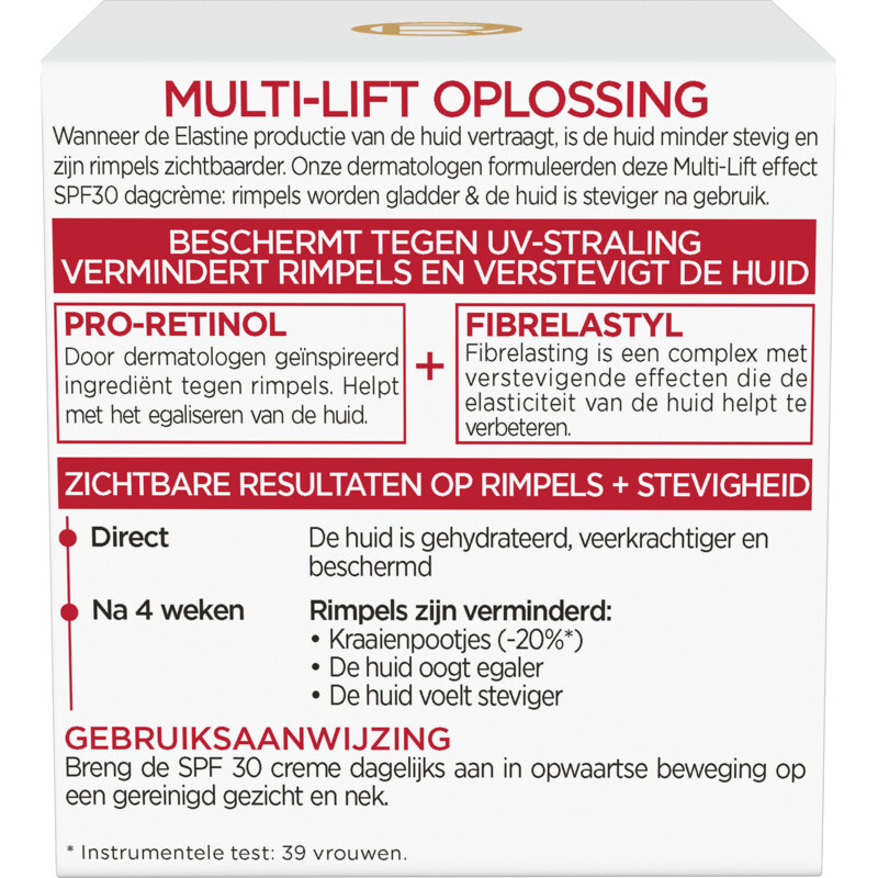Een afbeelding van L'Oréal Revitalift SPF30 dagcrème