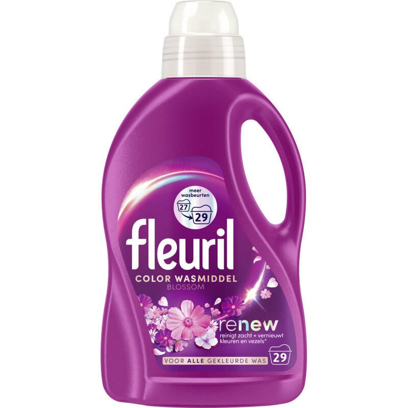 Een afbeelding van Fleuril Renew bloesem vloeibaar wasmiddel