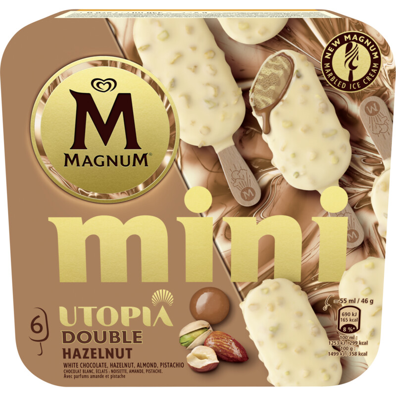 Een afbeelding van Magnum Mini utopia double hazelnut