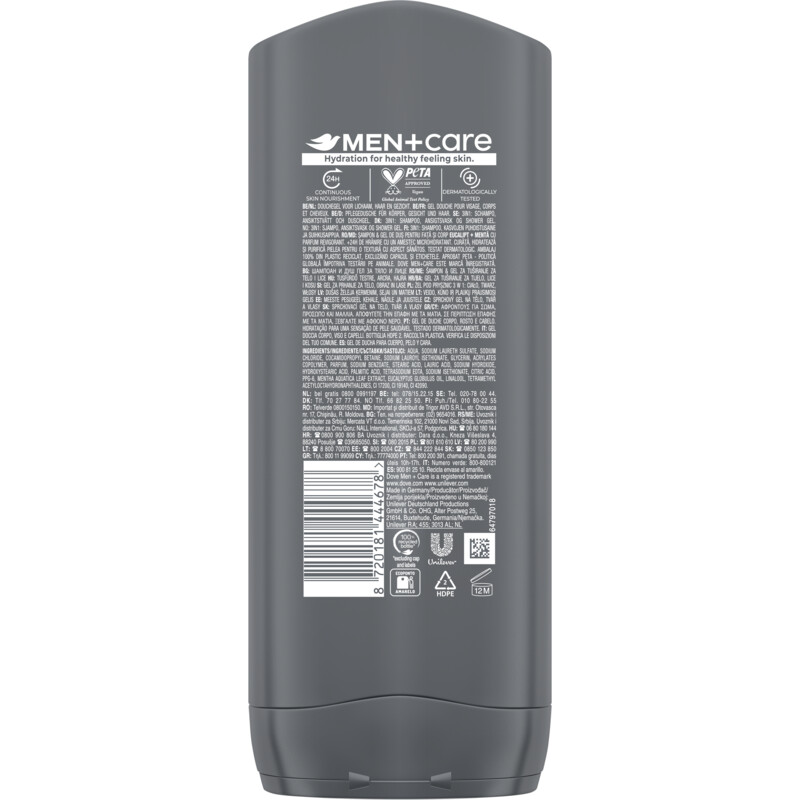 Een afbeelding van Dove Men+care eucalyptus & mint
