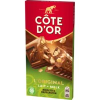 Een afbeelding van Côte d'Or Chocoladereep melk stukjes hazelnoot