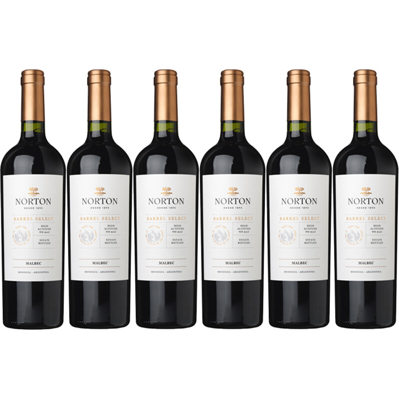 Een afbeelding van Norton Barrel select malbec 6 flessen