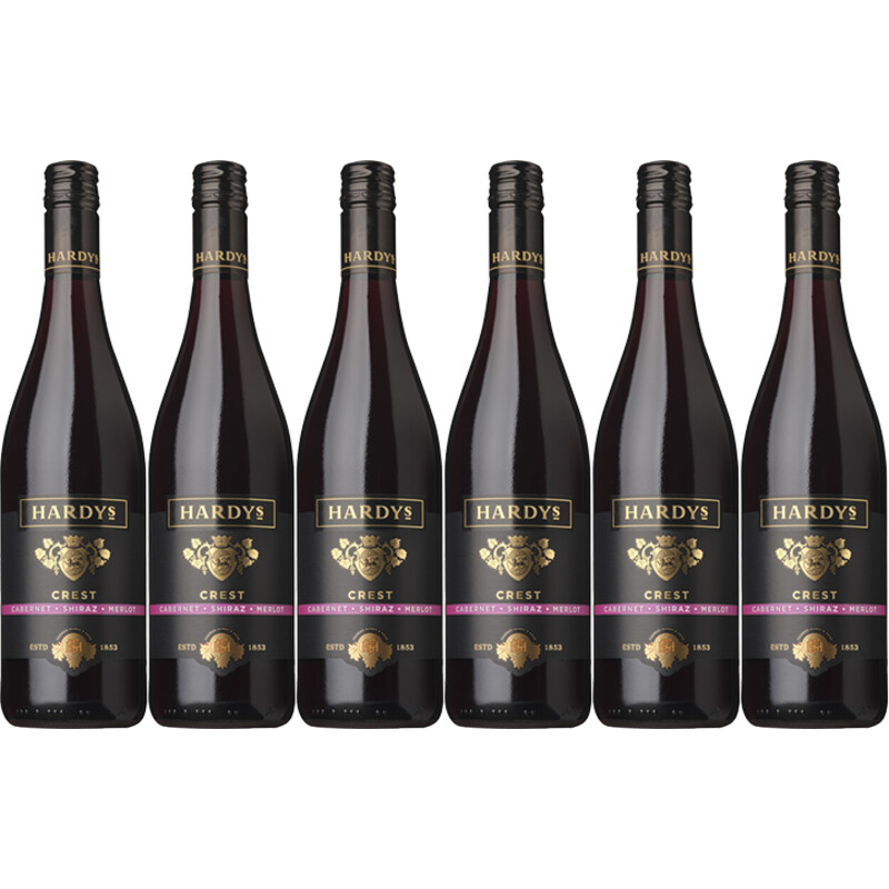 Een afbeelding van Hardys Cabernet shiraz merlot 6 flessen