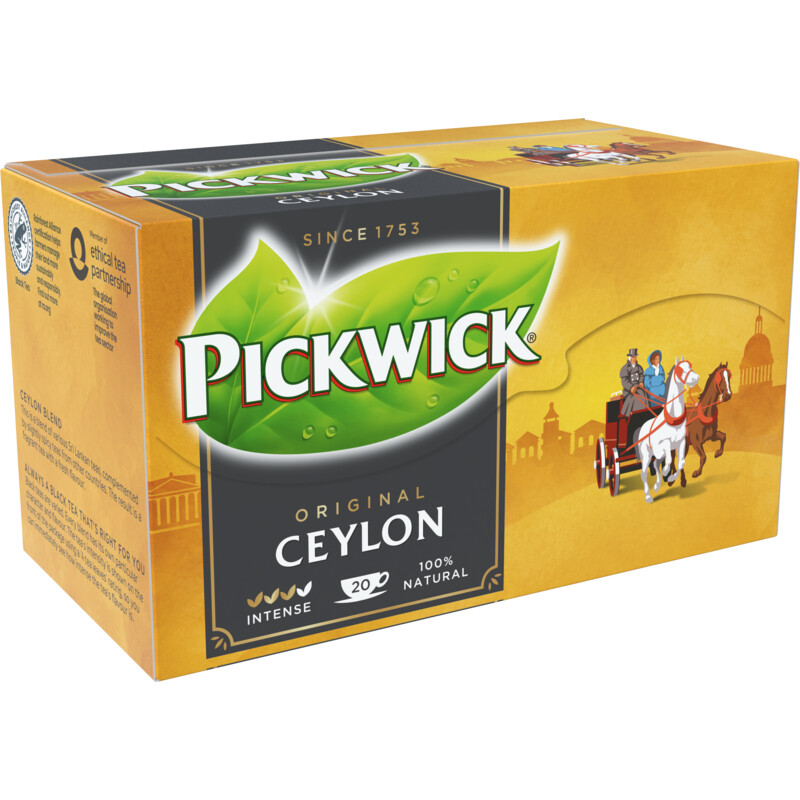 Een afbeelding van Pickwick Ceylon zwarte thee