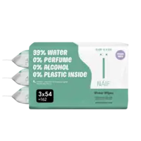 Naïf Baby & kids waterdoekjes 3-pack