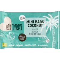 BioToday Mini bars coconut chocolate coated