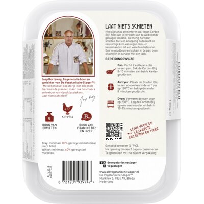 pdp-image-Vegetarische Slager Cordon blij