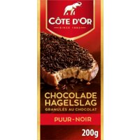 Een afbeelding van Côte d'Or Chocolade hagelslag puur