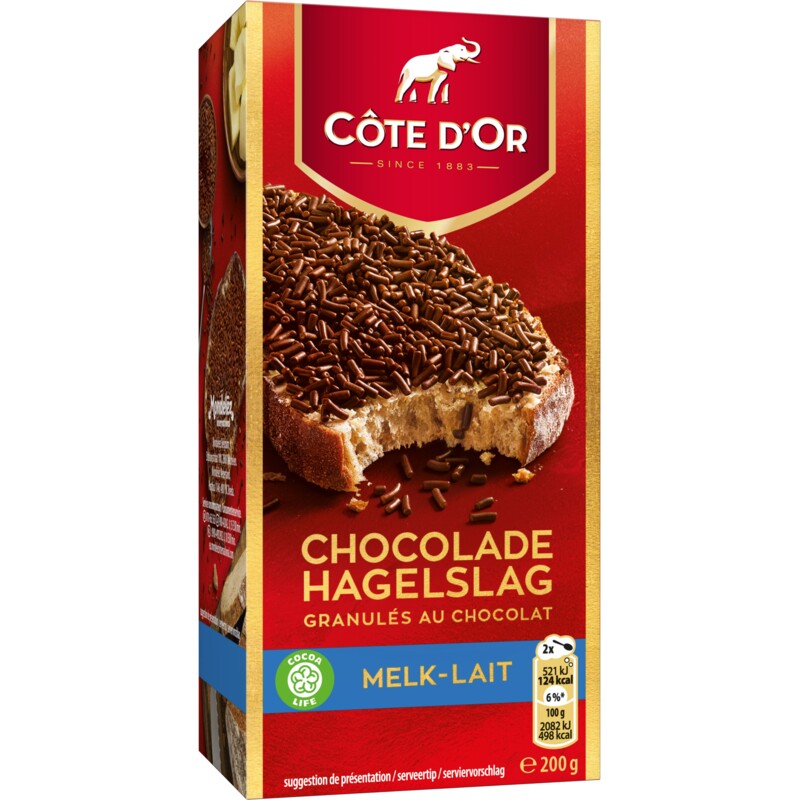 Een afbeelding van Côte d'Or Chocolade hagelslag melk