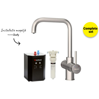 pdp-image-HOWAT 3-1 kokend water kraan - RVS haaks