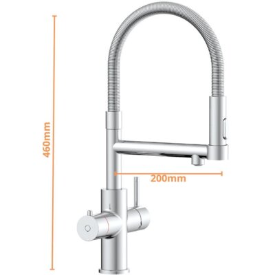 pdp-image-HOWAT 3-1 kokend water kraan - flexibel - RVS