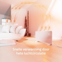 Een afbeelding van Hombli Glass panel heater - 2000W - wit