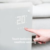 Een afbeelding van Hombli Glass panel heater - 2000W - wit