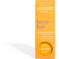 Een afbeelding van The Lekker Company Natural deodorant mandarin lemon