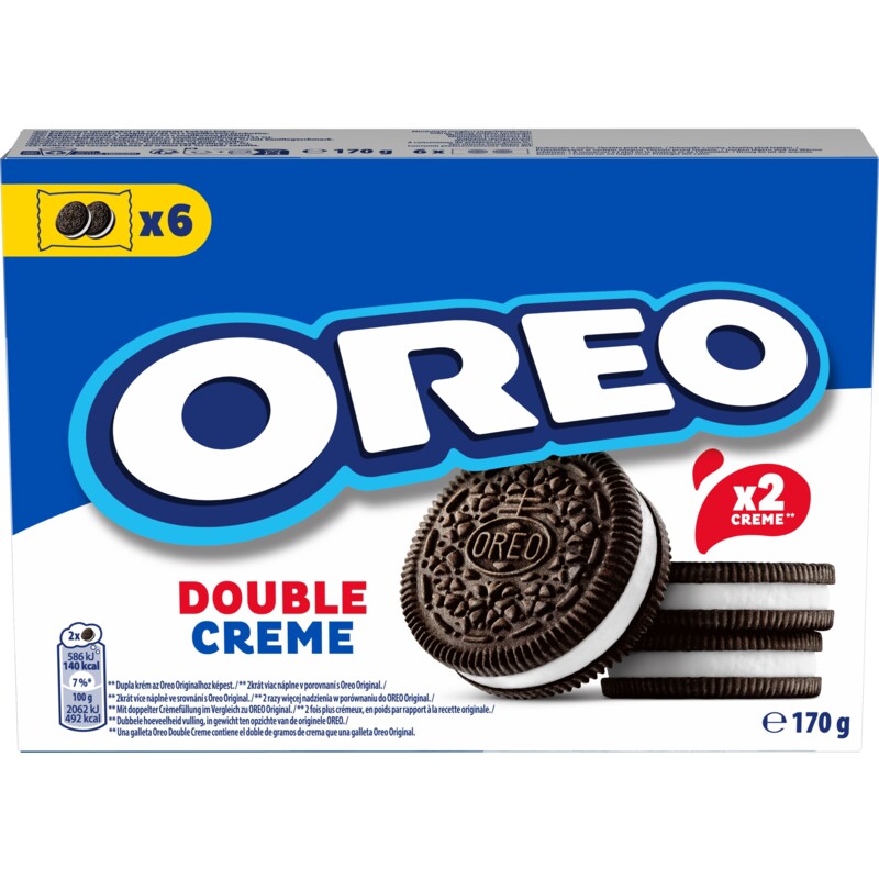 Een afbeelding van Oreo Cookies double creme