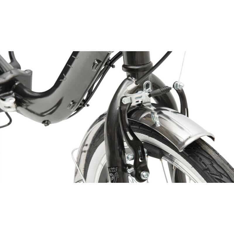 Een afbeelding van Vilette Le Balade elektrische vouwfiets - grijs